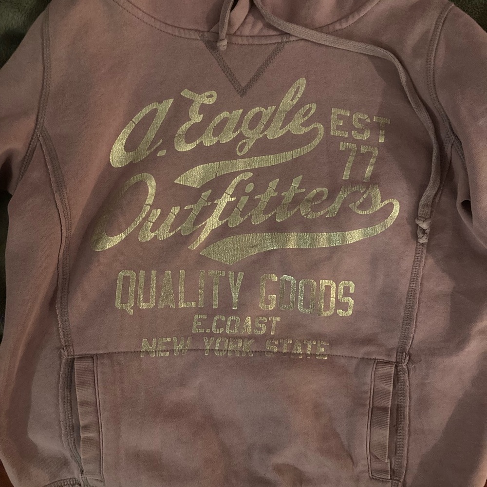 Large American Eagle Hoodie